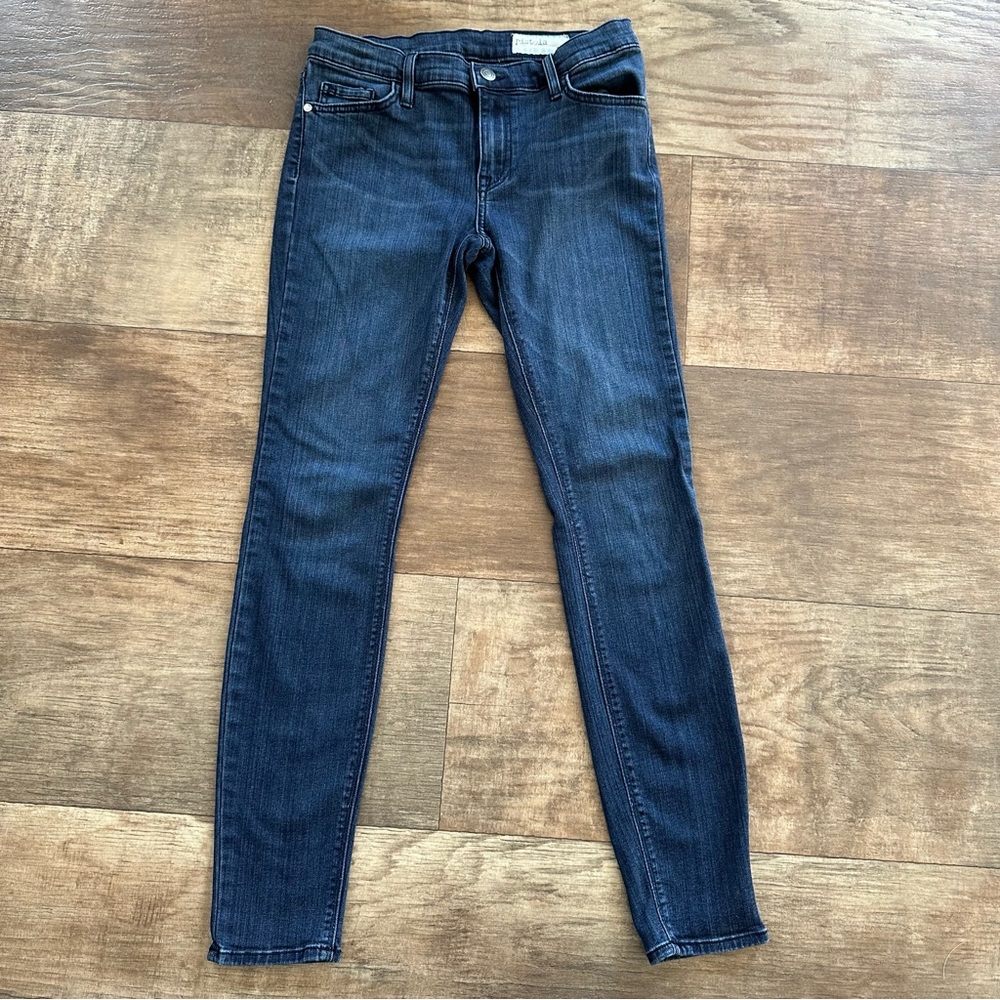 Revolve Pistola dark wash skinny cropped jeans - Picture 2 of 9